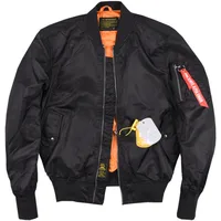 Alpha Martin Spring Autumn Flight Pilot Bomber Jacket Men MA-1 Classic Jacket Male Casual Baseball Coat Tactical Outerwear 1