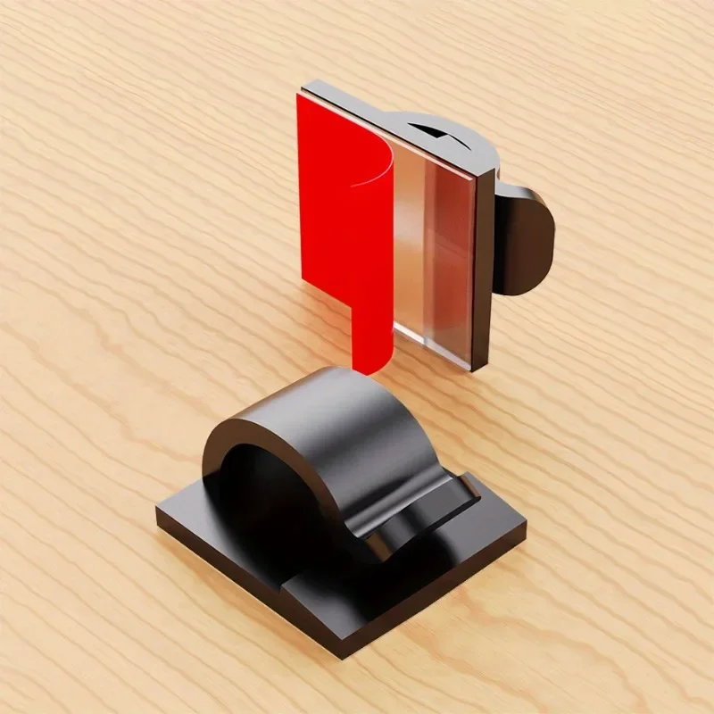 20pcs Adhesive Cable Clips Upgraded Wall Wire Holders for Cable Management for PC, Wall, Christmas Lights Clip Indoor/Outdoor