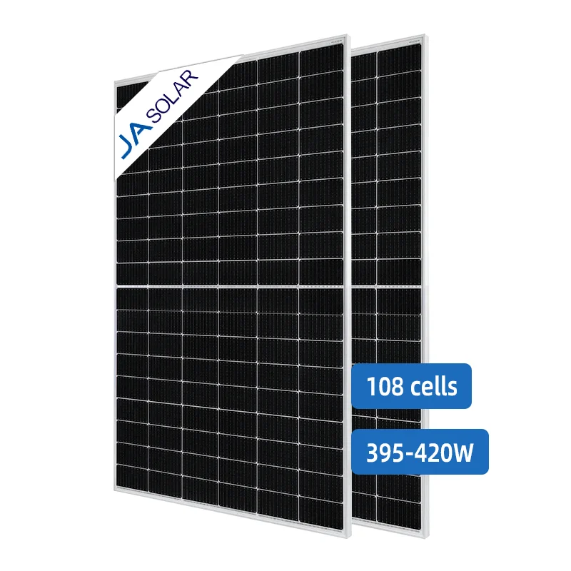 Ja Pannello Solare 21.5% Efficienza 400Watt 405Wp 410W 415W 420W Pannelli Fotovoltaici Mbb Modulo Fotovoltaico A Mezza Cella Diretto In Fabbrica