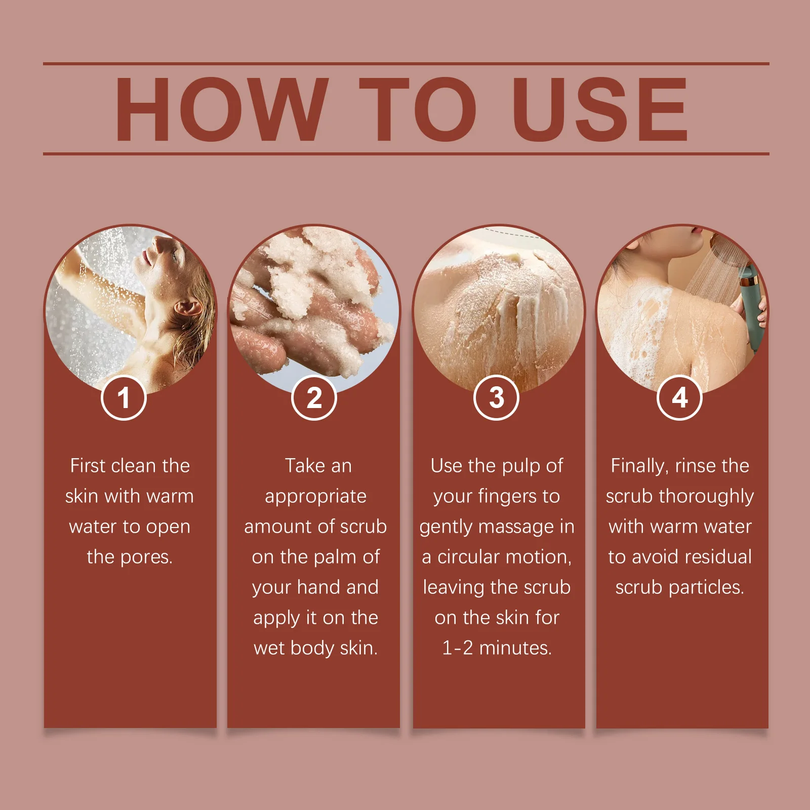 Coconut-Scented Sea Salt Body Scrub - Gentle Cleansing, Nourishes Skin, Leaves Skin Smooth, Exfoliating Body Care Scrub