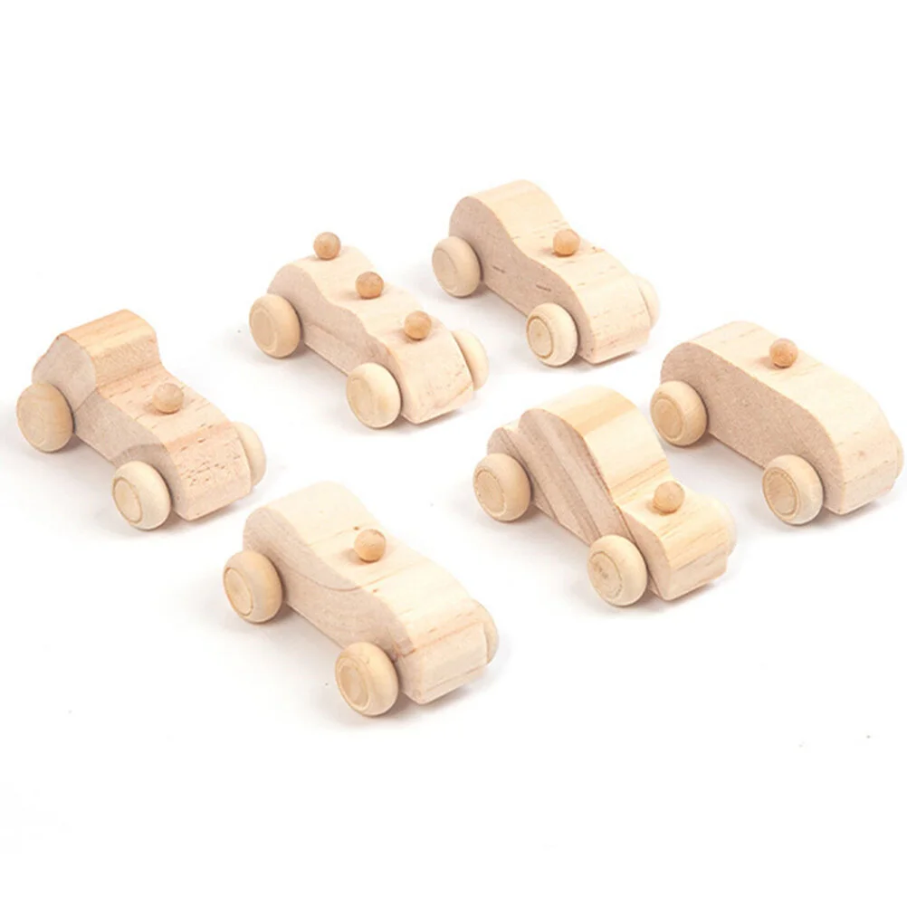 

12pcs Kindergarten Use Kids Graffiti Toys Wooden Toddler Toddler Mini Toys For Kidss Model Unfinished Paintable Toddler Toddler