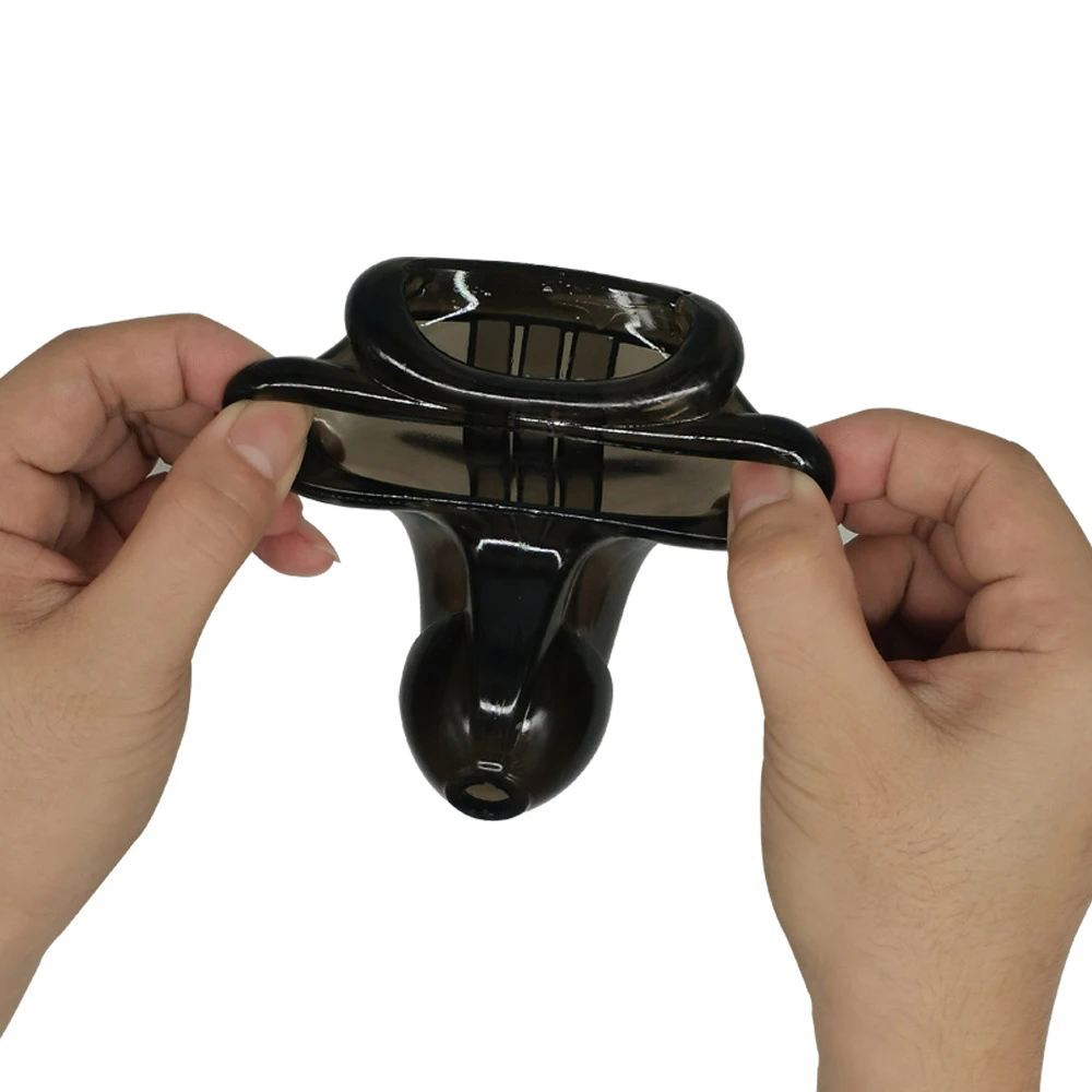 Male Soft Chastity Cage Device Ball Stretcher Scrotum Ring with thorns Restraint BDSM penis chastity cage chastity lock sex toy chastity cage accessory