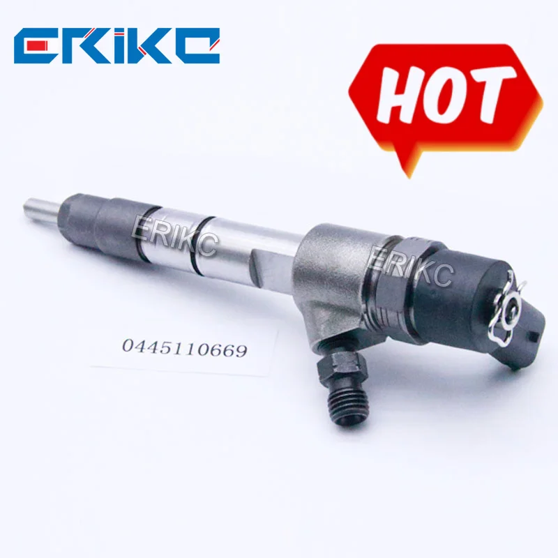 

ERIKC 0445110669 форсунка дизельного инжектора, Форсунка с общей топливной магистралью 0 445 110 669, оригинал, высокое качество 0445 110 669