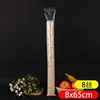 PE Long Shape Clear Zip Lock bags Rectangle Plastic Thick Packaging Pouches Strip zipper reclosable Slender Thick package bags 4