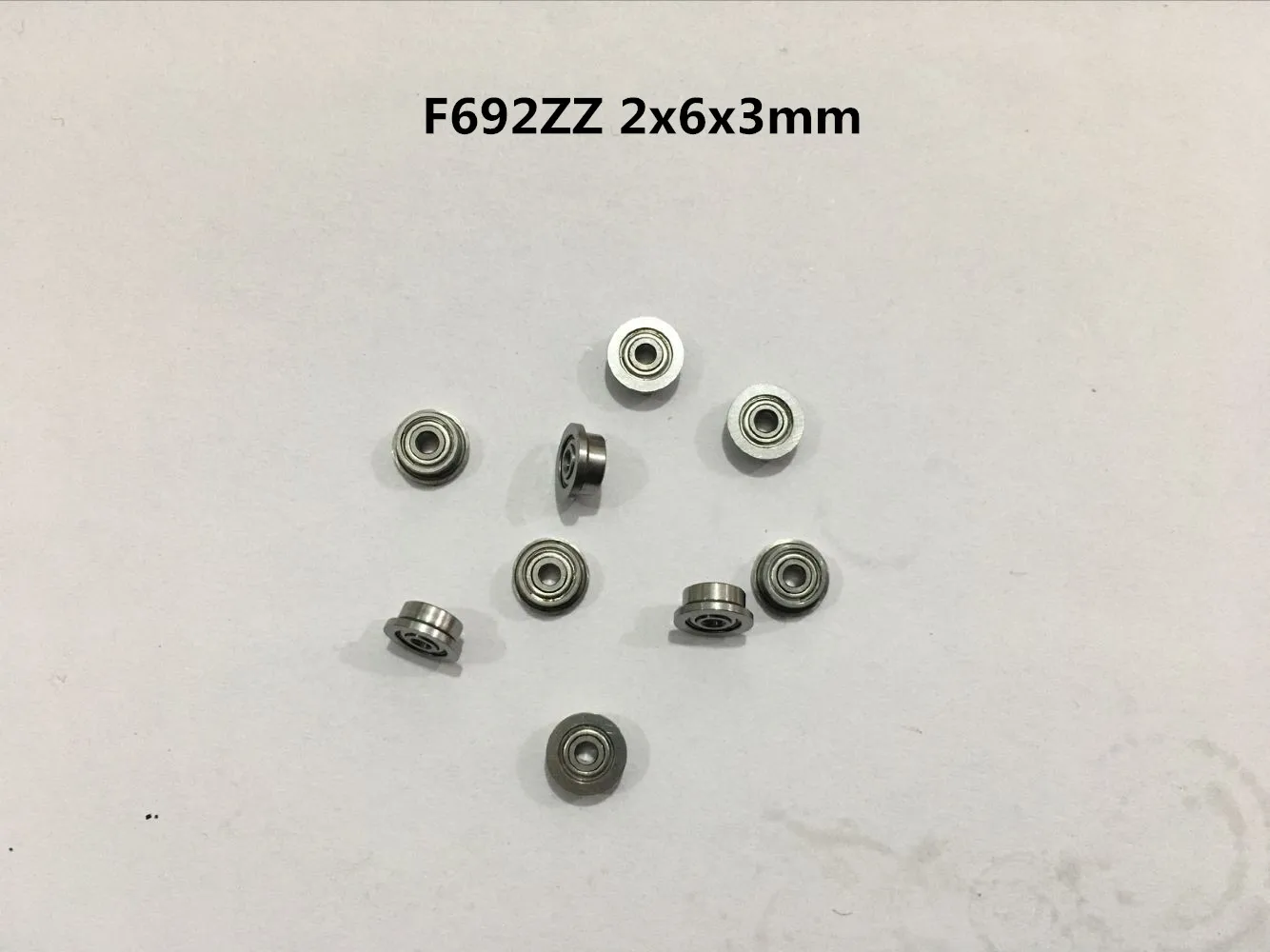 F692ZZ F693ZZ F694ZZ F695ZZ F696ZZ F697ZZ F698ZZ F699ZZ Flange Ball Bearing Metal Shielded Flanged Bearing 50pcs ball bearings metal shielded ball bearings