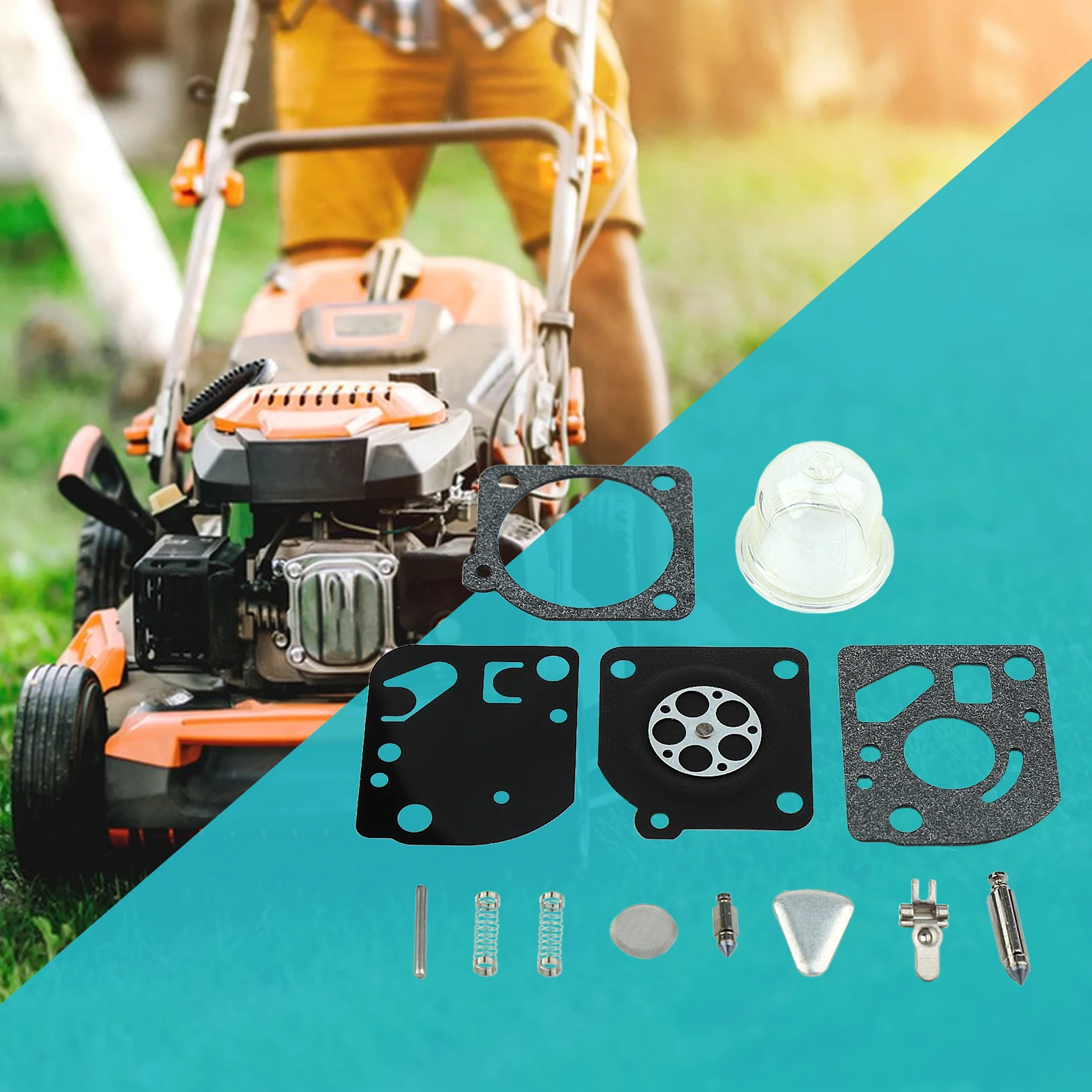 Carburetor Diaphragms Repair Kit for Husqvarna Trimmer