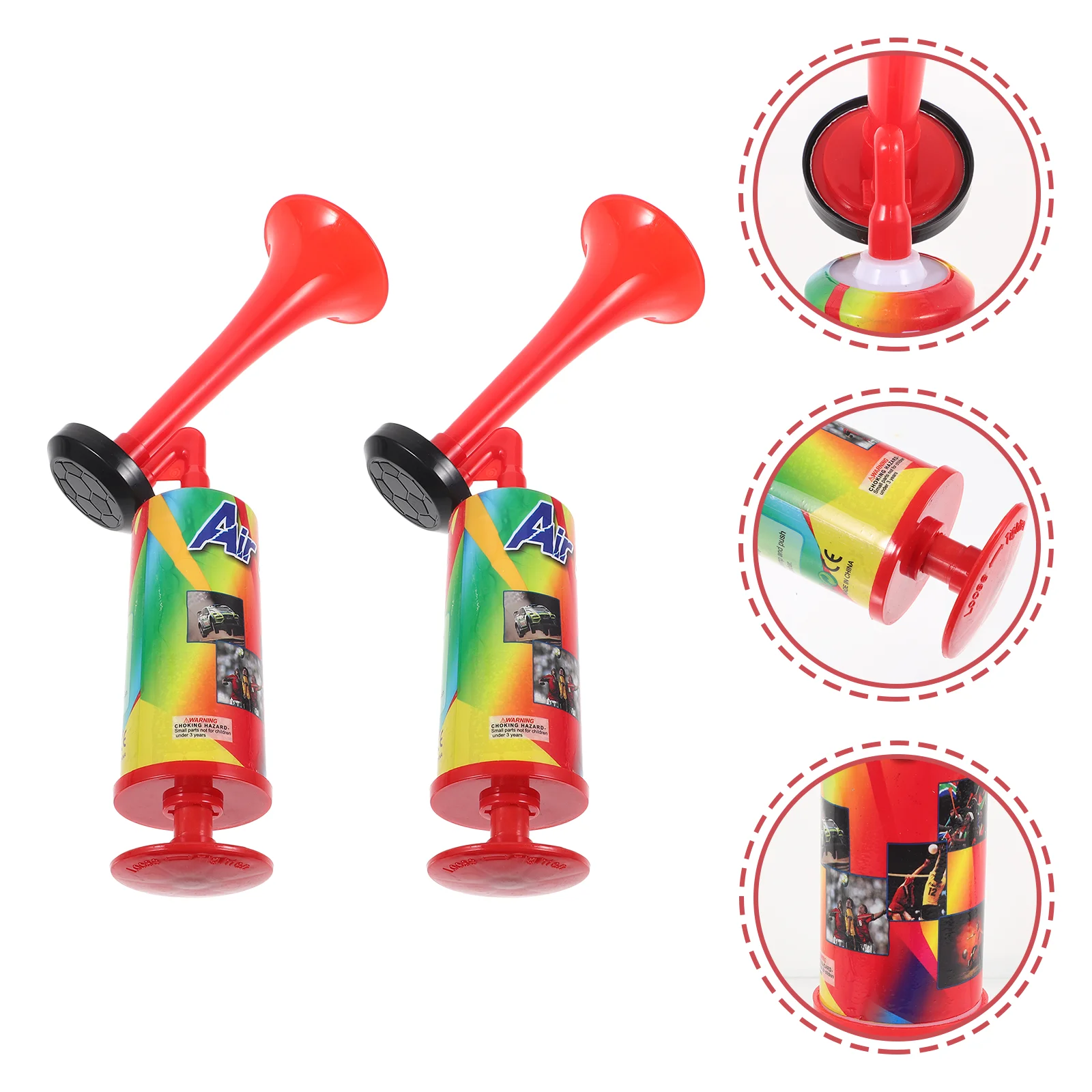 Push Horn Safety Parties Sports Events Large Air Party Celebration Twisting Toy Mini Speaker