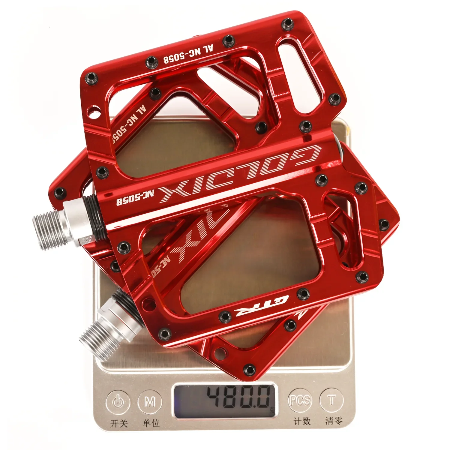 GOLDIX Ultra-Light Aluminum Alloy Anti-Slip Pedals