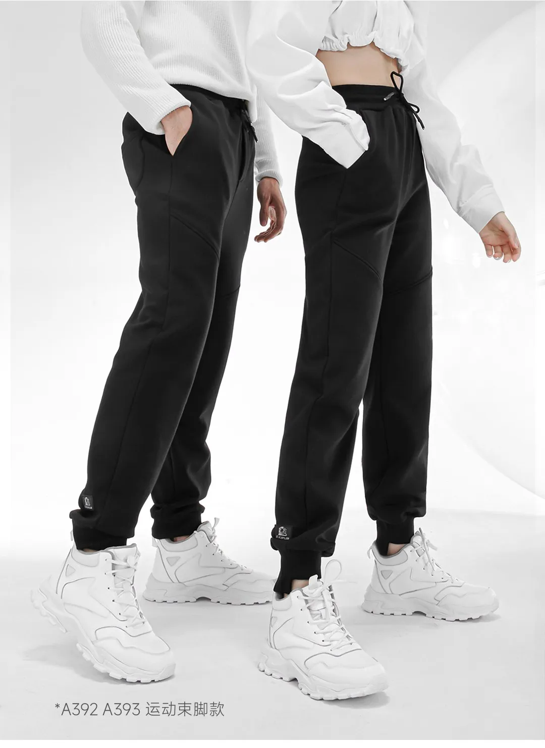 Calça Casual, Calças de Cordão Térmico Masculina,