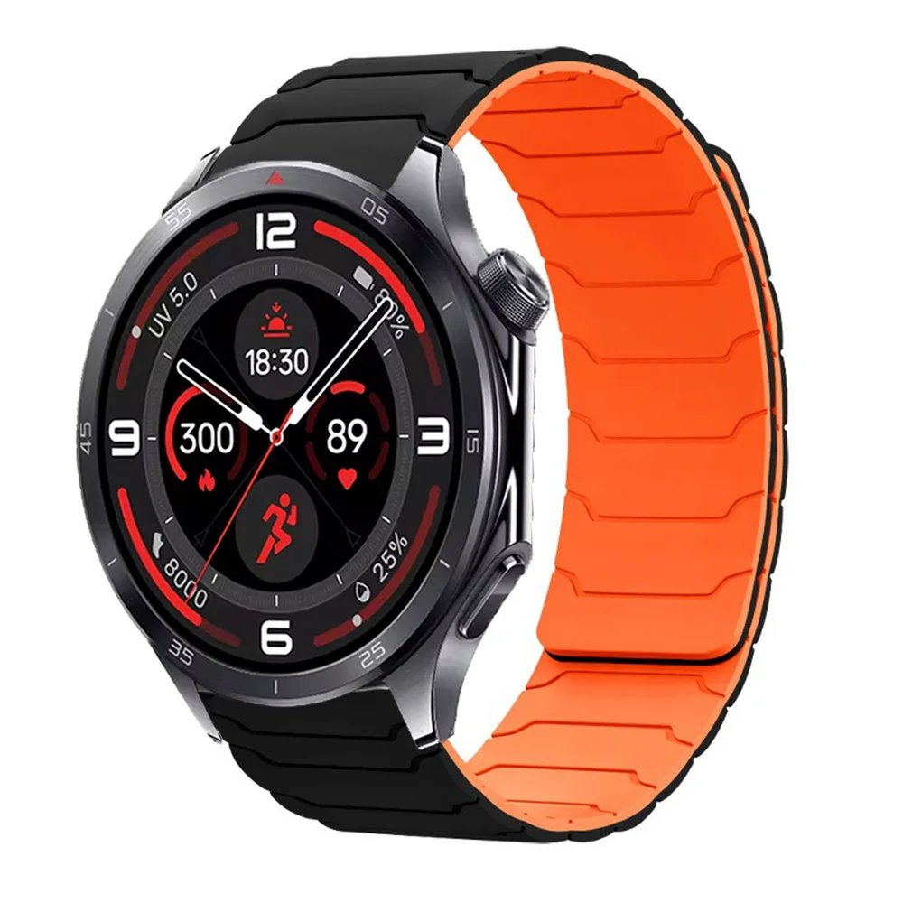 Magnetic Silicone Strap - Adjustable 20/22mm Bracelet Wristband
