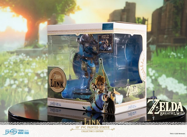  First 4 Figures The Legend of Zelda: Breath of The Wild: Link  Figure, Blue : Toys & Games