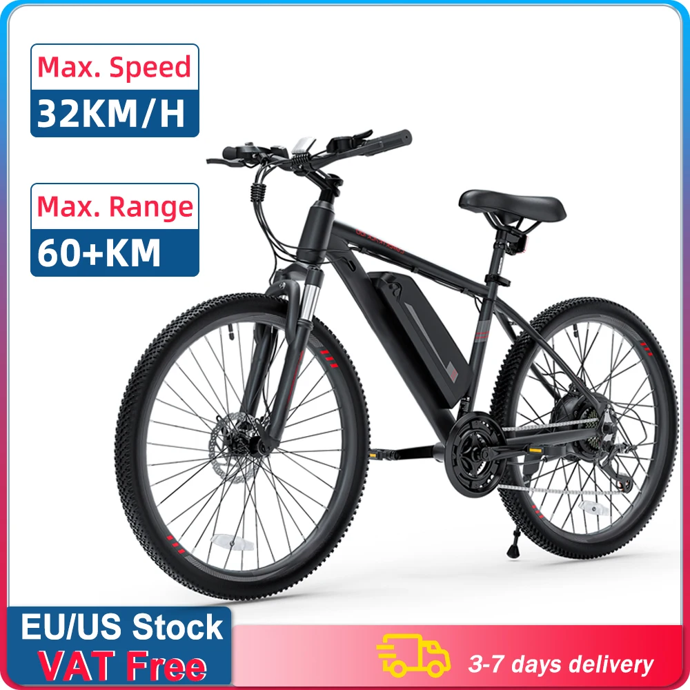 Electric Bike Adults 26 inch Ebike,2X 