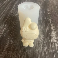 Sanrio Cinnamoroll 3D Silicone Candle Mold Kawaii Diy Handmade Soap Plaster Ice Cube Baking Mold Party Wedding Making Mold Gift 2