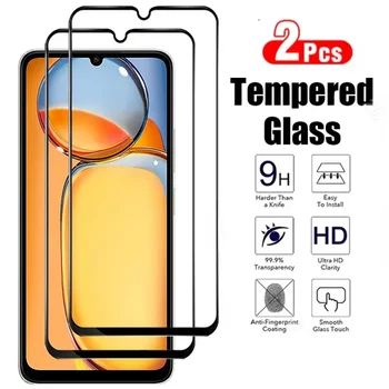 1-2PCS Tempered Glass Screen Protectors For Samsung Galaxy S23 S22 S24 S25 Ultra S21 FE A35 A33 A25 A15 A16 A13 A55 A54 A53 A06 1