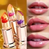 3pcs Nature Inspired Color Changing Flower Jelly Lipstick Set-Moisturizing,Long-lasting,Temperature-sensitive Balm Lip Gloss Set 1