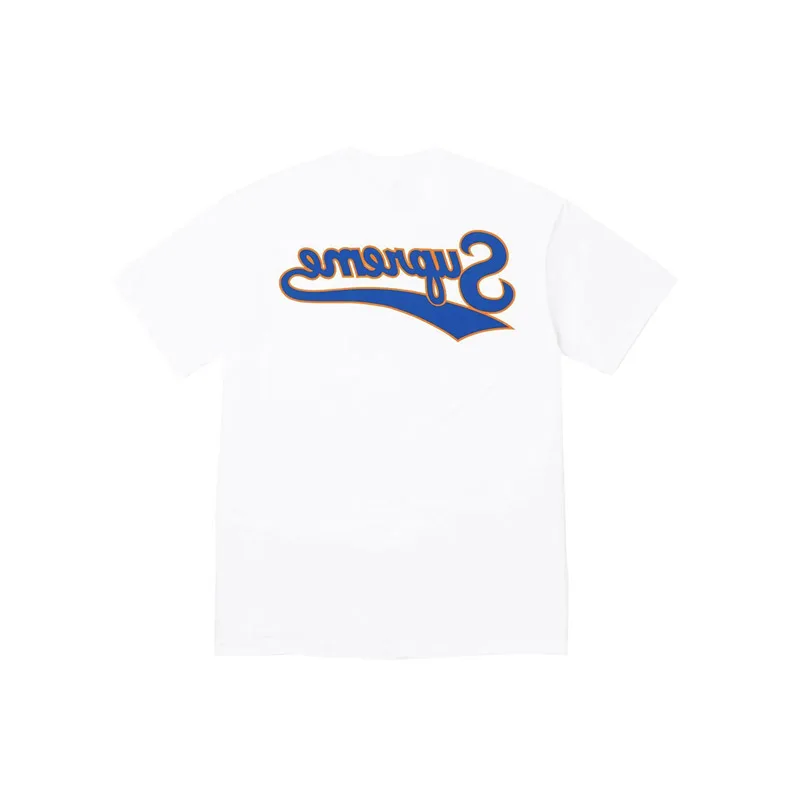 American Trend Brand SUP2025 Spring Summer Reverse Direction Letter Printing Daily Commuting Sports Men Women The Same T-shirt 3