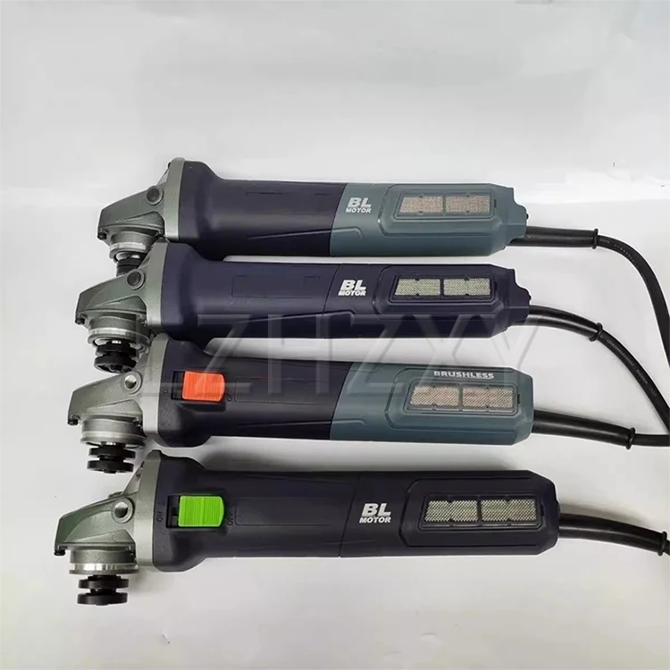Next-Generation Brushless Angle Grinder 220V Handheld Slim-Handle Stone, Metal,