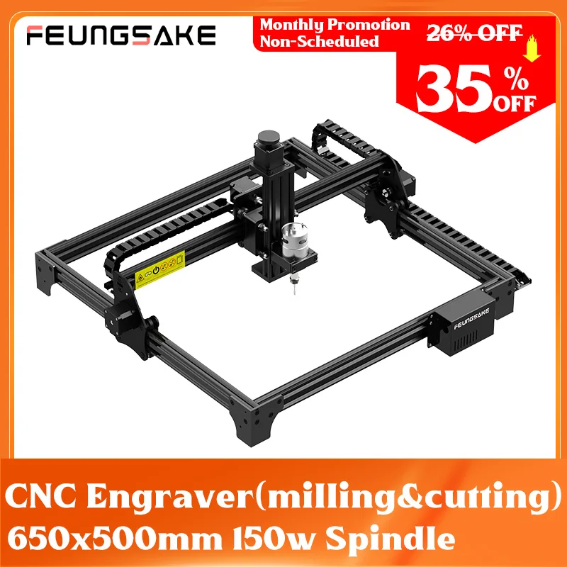 Promotion Sale Cnc Wood Carving Machines Z Axis Kit Laser Machine Frame