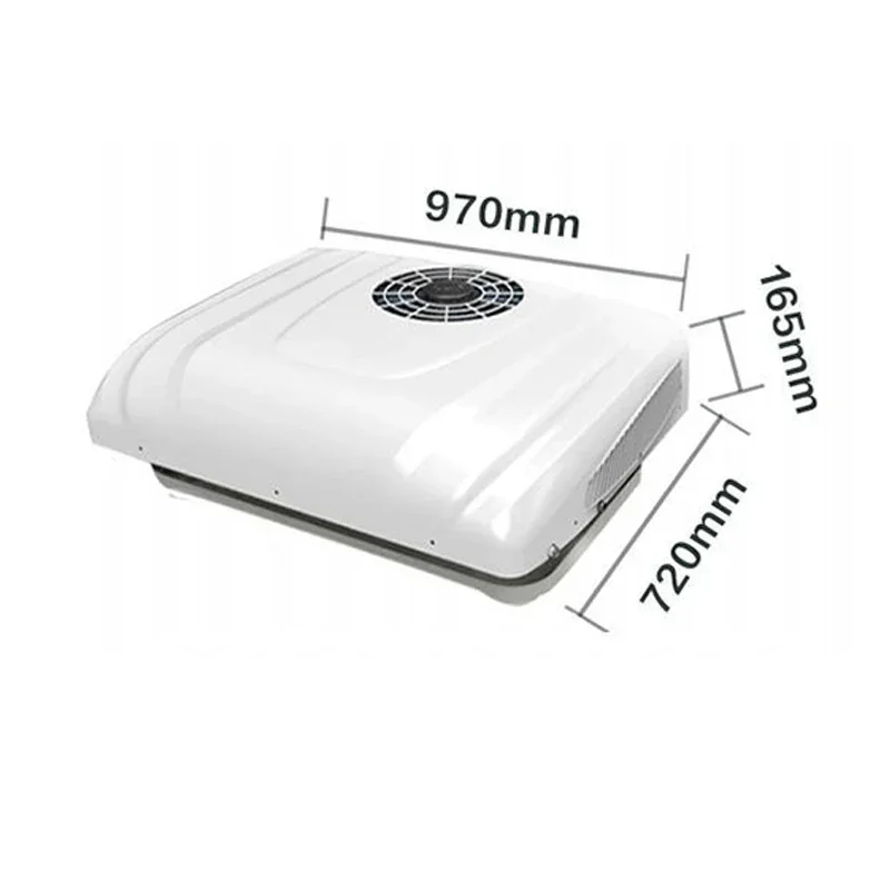 Car Air Conditioning Overhead All-In-One 12v24v Electric Scroll Cooling Heating Air Conditioning Suitable for Rv Truck Car