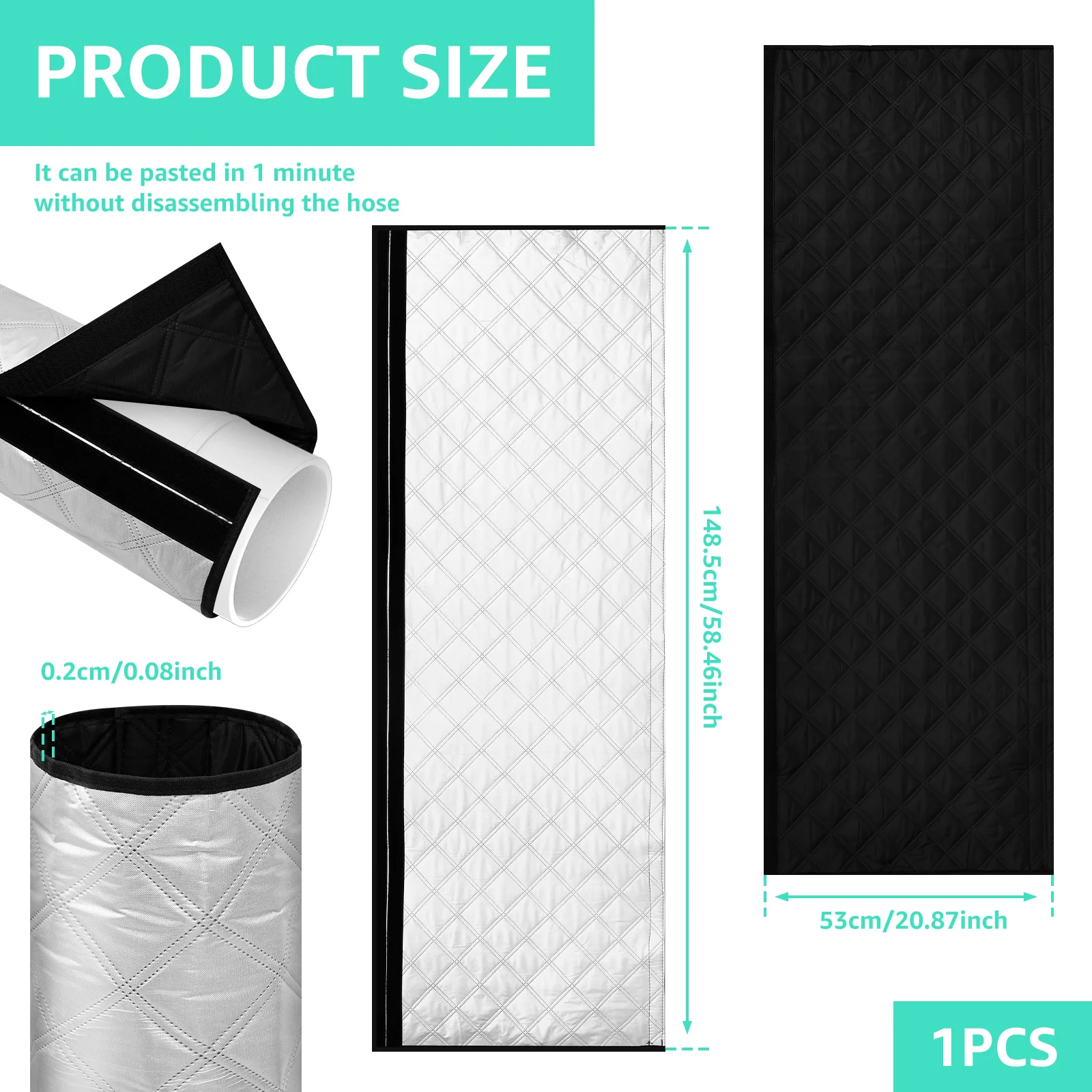 Universal Waterproof AC Exhaust Pipe Insulation Cover