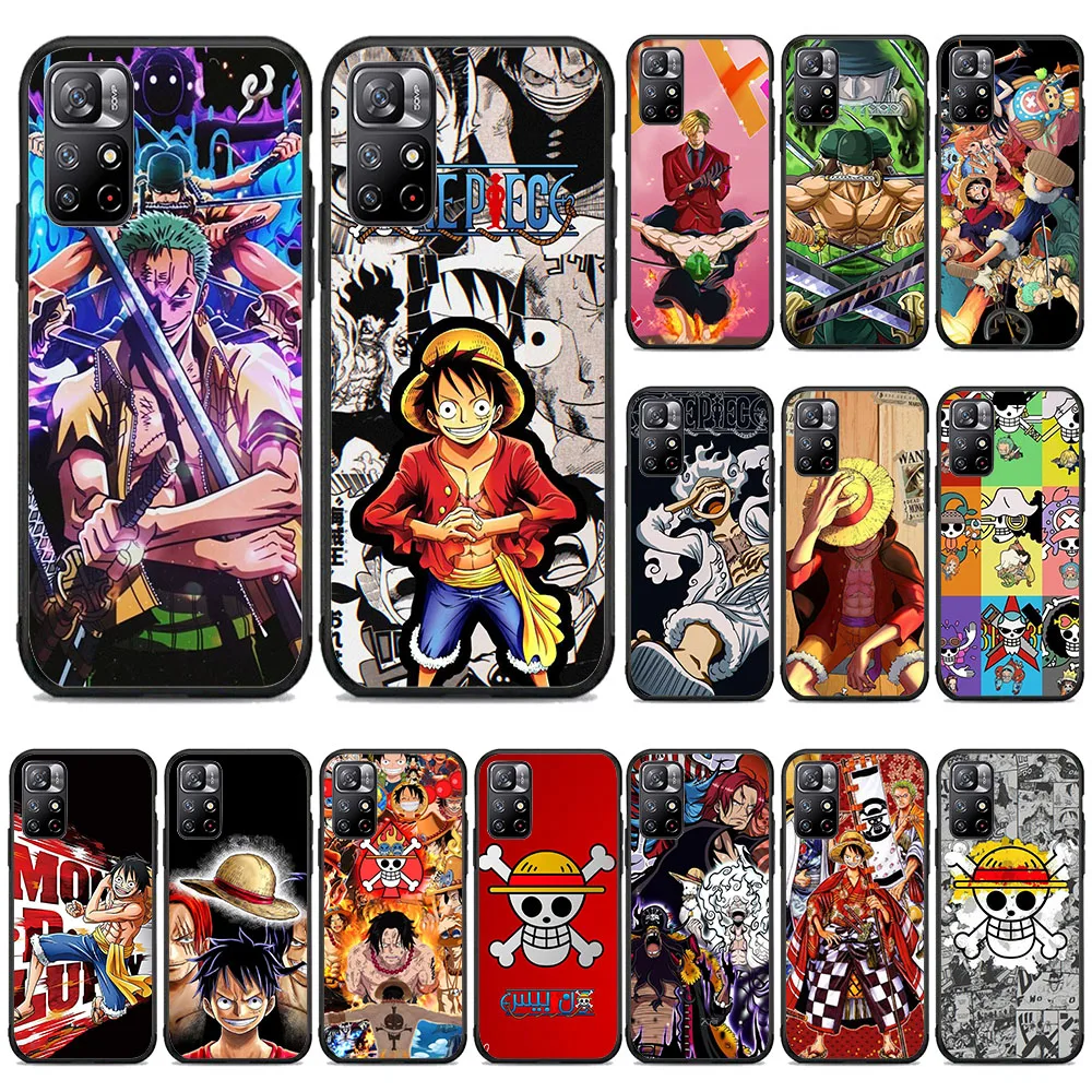 Custodia Morbida In Silicone Bw-2 Anime One- Piece Per Iphone 5 5S 6 6S 7 8 Se 14 Plus Pro Max