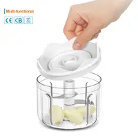 250ml Rechargeable Kitchen Portable Electric Garlic Vegetable Chopper Mini Food Processor Food Blender 3