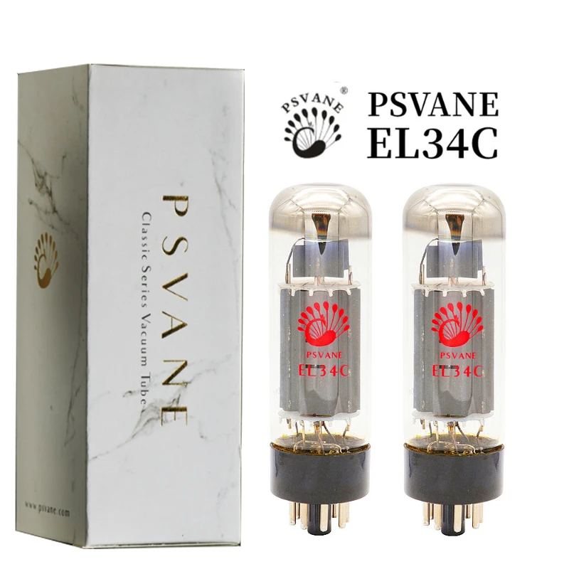 PSVANE EL34C HIFI 오디오 튜브 진공관은 EL34 EL34B 5881 6L6G 6CA7 6P3P KT77 공장 정밀 일치 및 테스트를 대체합니다.