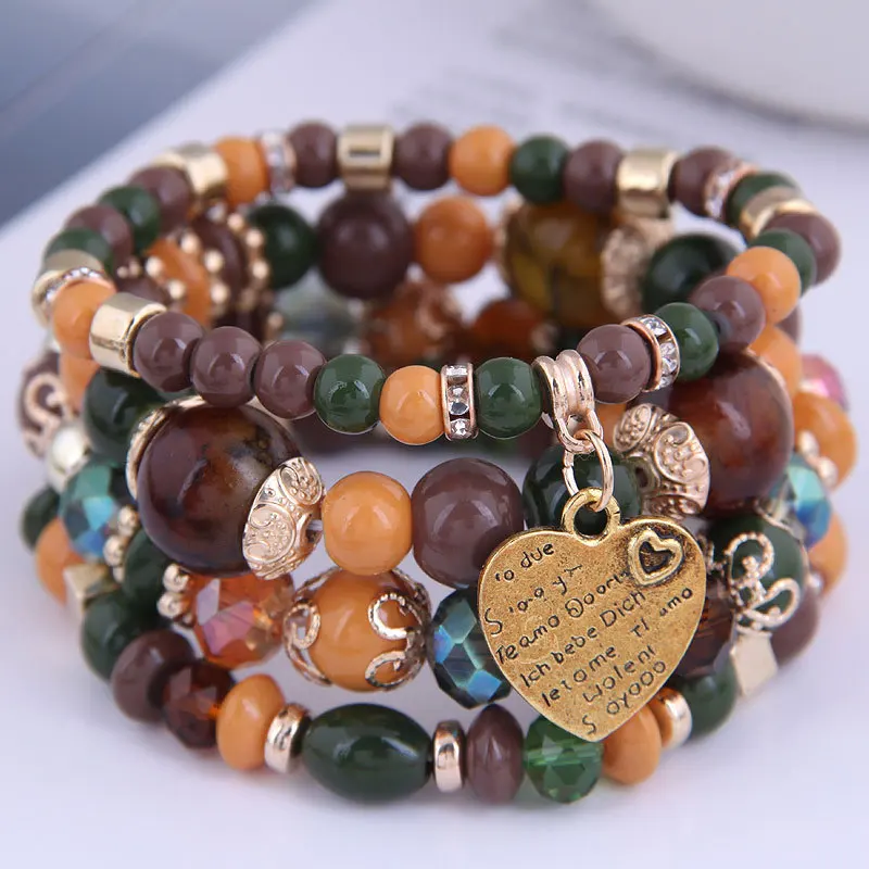 DWJSu Heart Infinity BFF Charm – Mother Daughter Tree Of Life Bead For European Bracelets & Necklaces - View #5