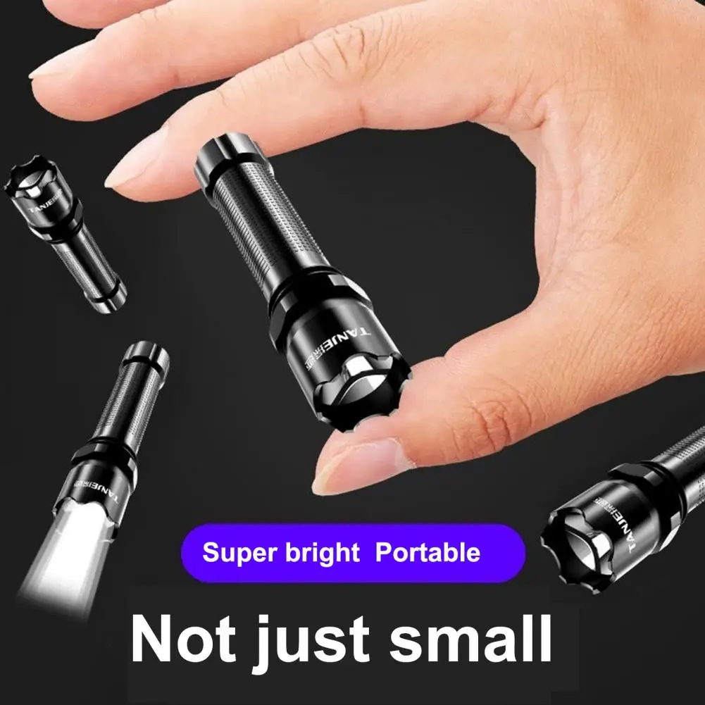 

Camping Flashlight Ultra-bright Mini Flashlight with High Lumens Long Irradiation Distance Compact Portable for Emergency