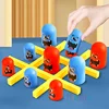 Children's nesting dolls, well shaped chess puzzle toys, fun eating games, thinking and logic training Educational  Family Games 2