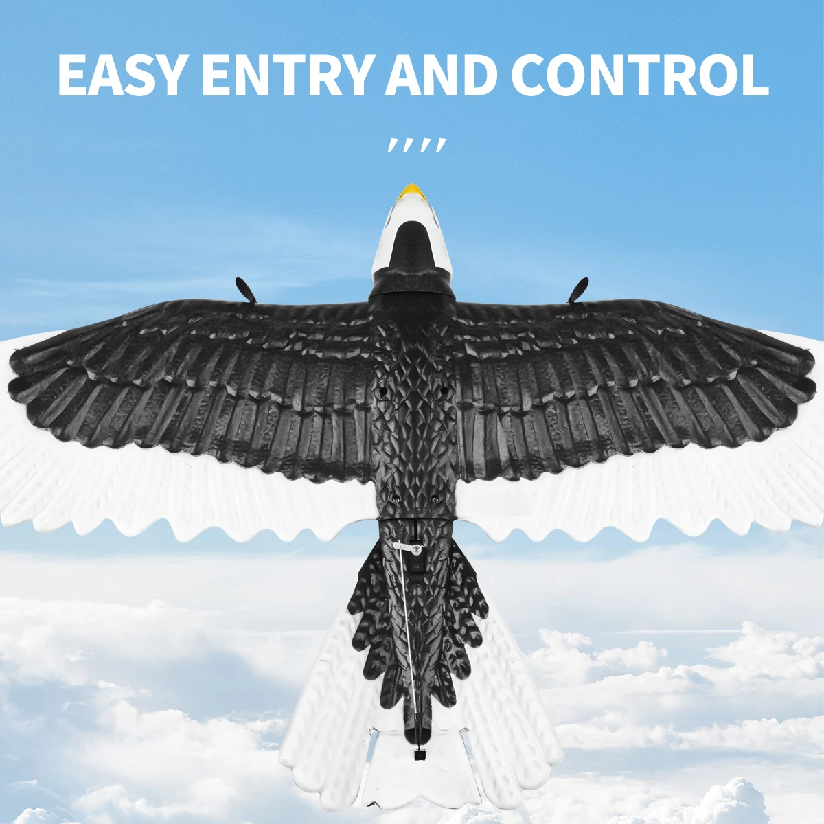 FX9651 RC Airplane 3CH Eagle Remote Control Plane 578mm Wingspan 360° Rotate EPP Foam Aircraft Toys for Children Boys Gifts 5