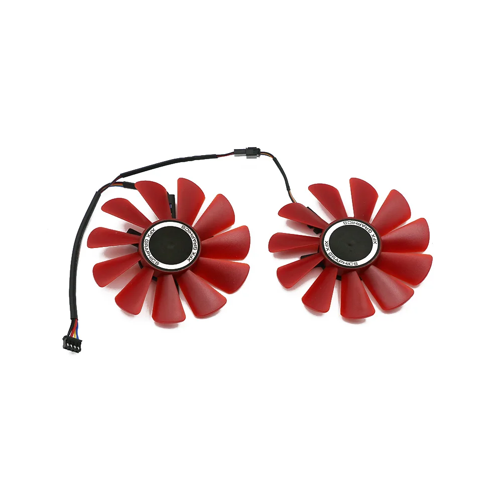 Gpu Fan para Xfx Rx570 rs Rx580 rs Placas Gráficas de Vídeo Refrigeração Como Ventilador de Substituição 85 mm 4pin Fdc10u12s9-c Rx480 - Imagem 5
