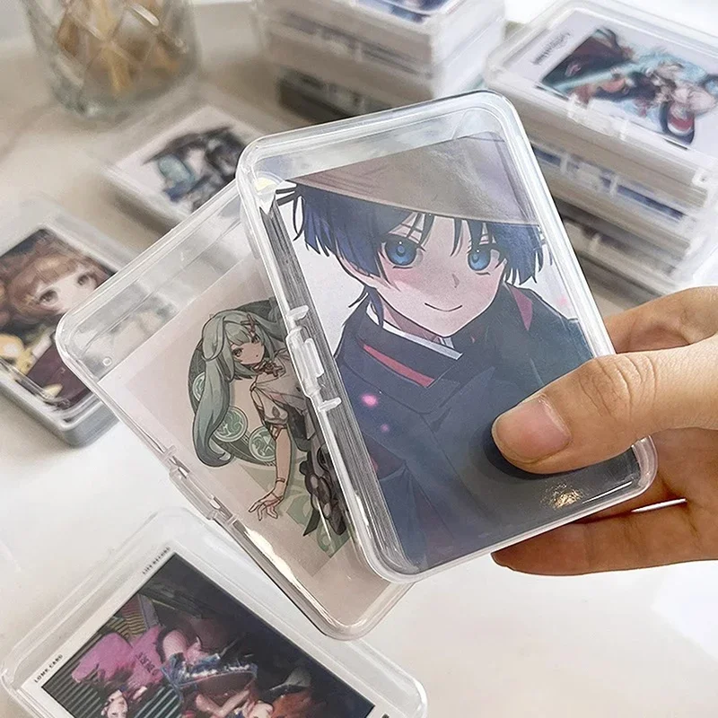 1/3pcs Transparent Plastic Boxes Playing Cards Container Storage Case Packing Poker Game Card Box Board Games Card Organizer 3