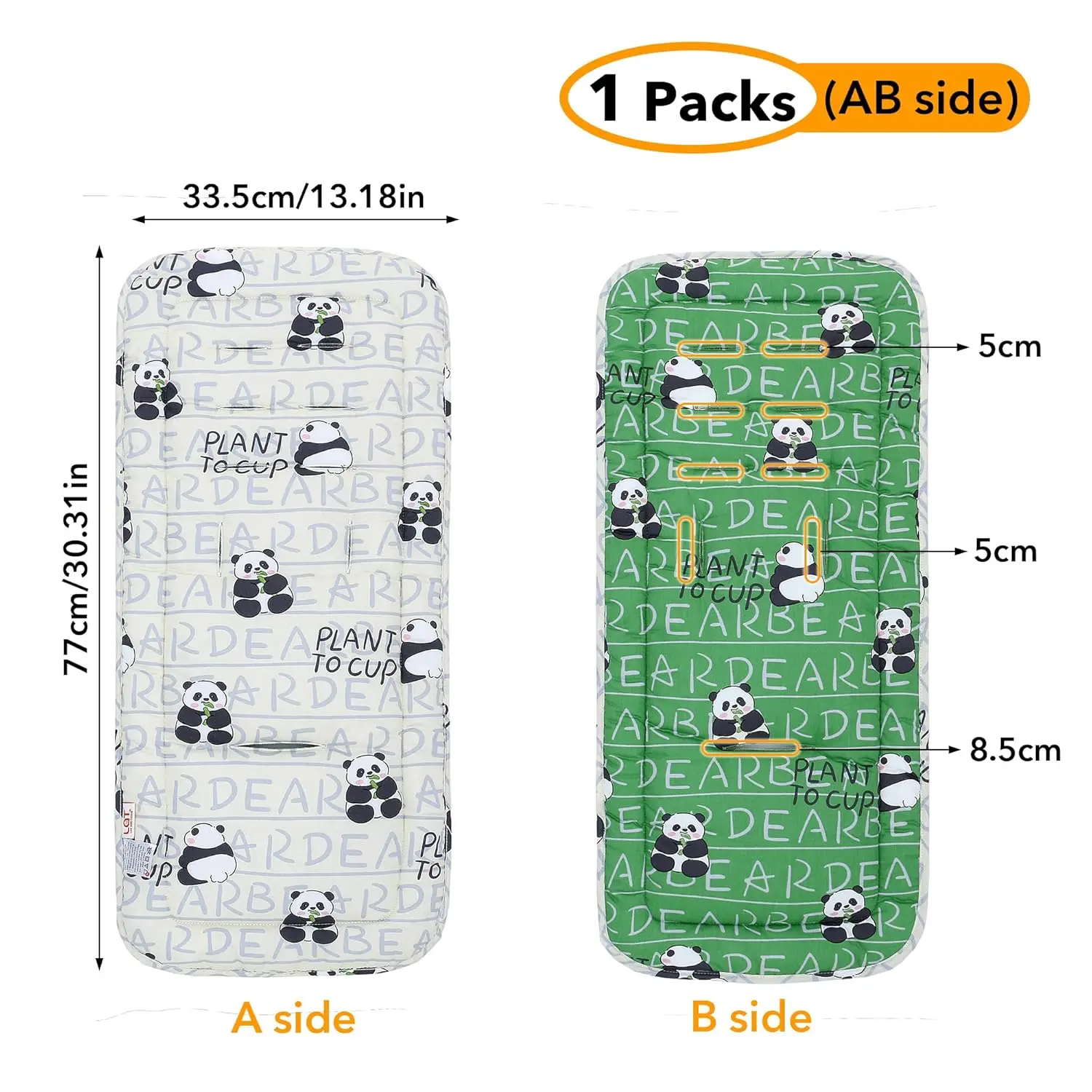 Stroller Seat Liner for Baby Pushchair Car Seat Chair Mat Child Trolley Mattress Diaper Pad Infant Stroller Cushion Accessories stroller accessories stroller cushion stroller pad