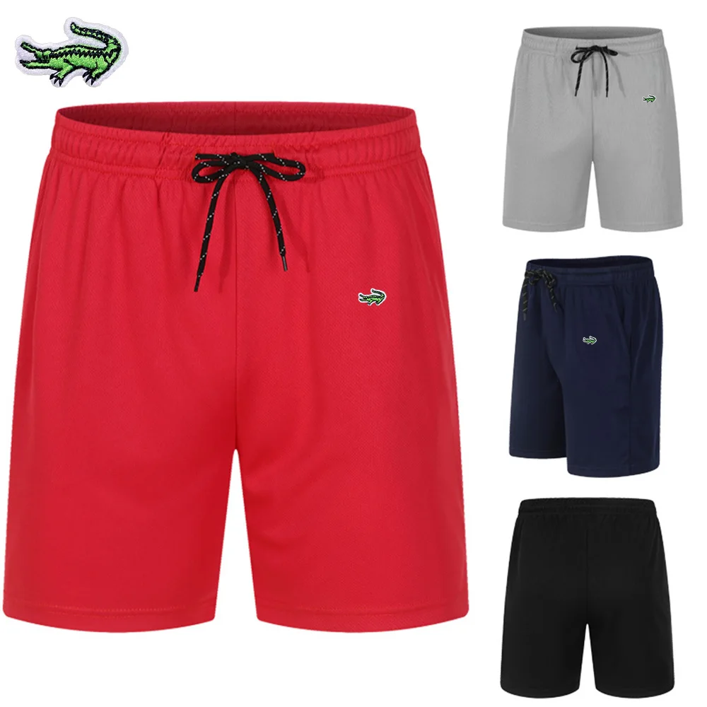 

2024 New CARTELO Embroidery Casual Shorts Men Running Sport Baseball Shorts Male Summer Elastic Waist Loose Knee Length Pant