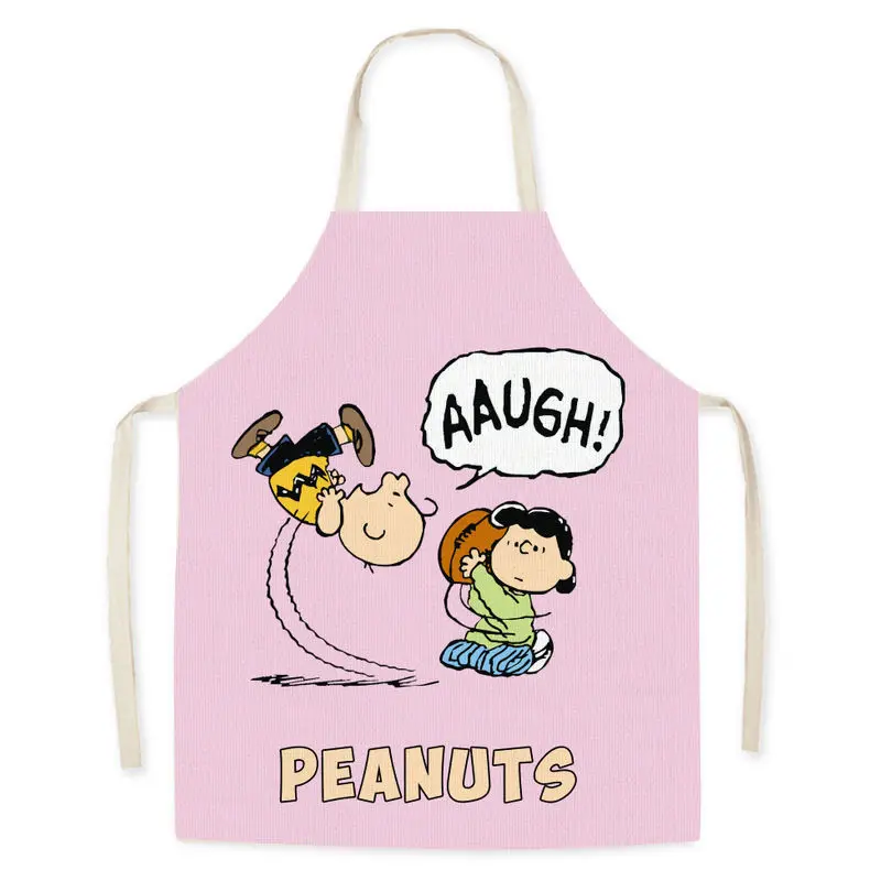 Snoopy Children's Apron Cartoon Girl Boy Waterproof Stain Cleaning