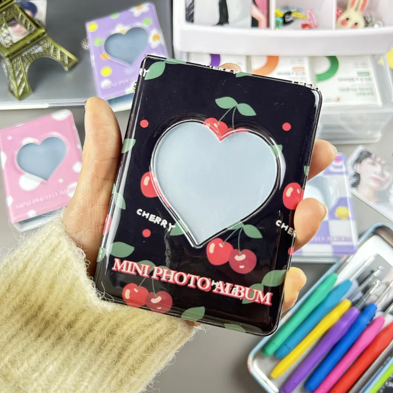 3-Inch Mini Photo Album 40 Pockets Cartoon Album Photo Photocard Holder Book Collect Kpop De Fotos Kpop Photocard Binder