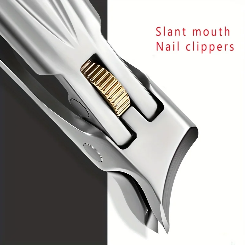 Nail Clipper Set Nail Clippers Manicure Nail Clipper Set Nail Clippers Kit Stainless Steel Nail Clippers with Precision Slant Edge-Sharp, Durable for Thick & Ingrown Toenails, Splash-Proof Design