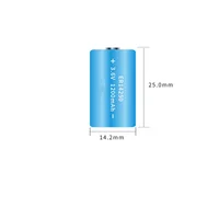 3.7V Rechargeable Battery 14250 1200mAh for Flashlight Cordless Phones Smoke Alarm Infrared Laser Sight Walkmans Laptop Toy - Image 4