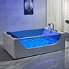 Double Luxury Bathtub, Family Acrylic Sea View Glass Massage Bathtub, Constant Temperature Heating 1.8 Meters 1