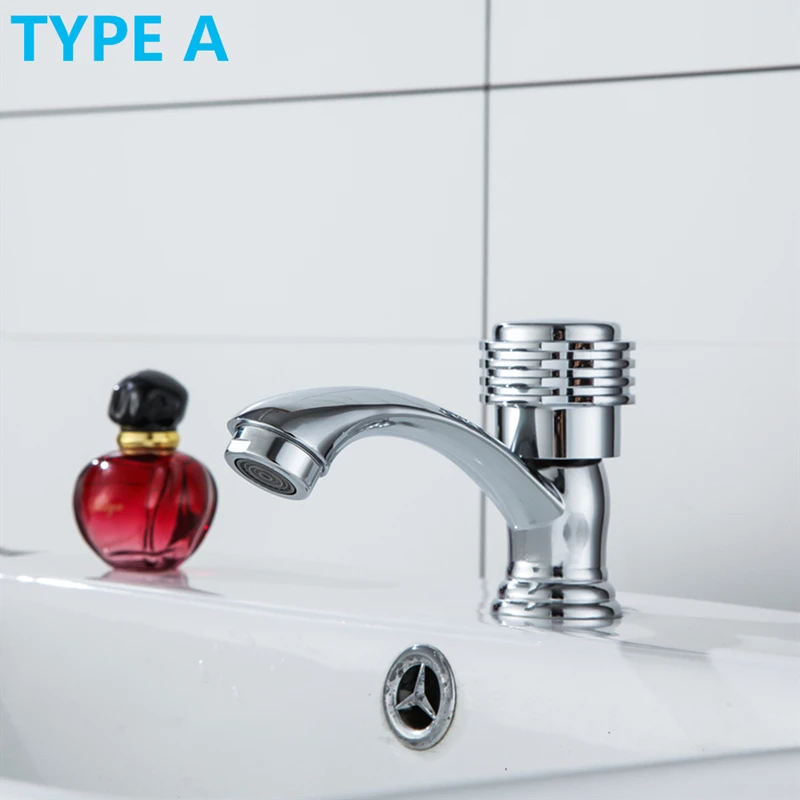 

CCC Single Cold Zinc Alloy Bathroom Basin Sink Faucet Deck Mounted Faucet Rust And Corrosion Resistance Bathroom Sink Water Tap