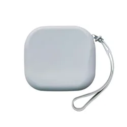 Sleek Silicone Waterproof Toiletry Bag with Wrist Strap (Grey)