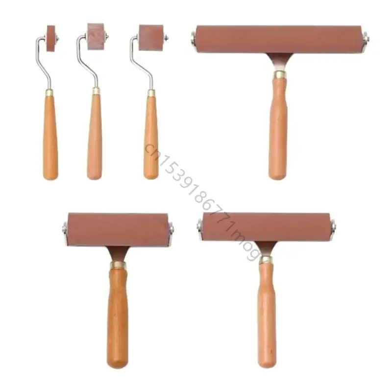 Versatile Rubber Brayer Roll for Creative Art Projects