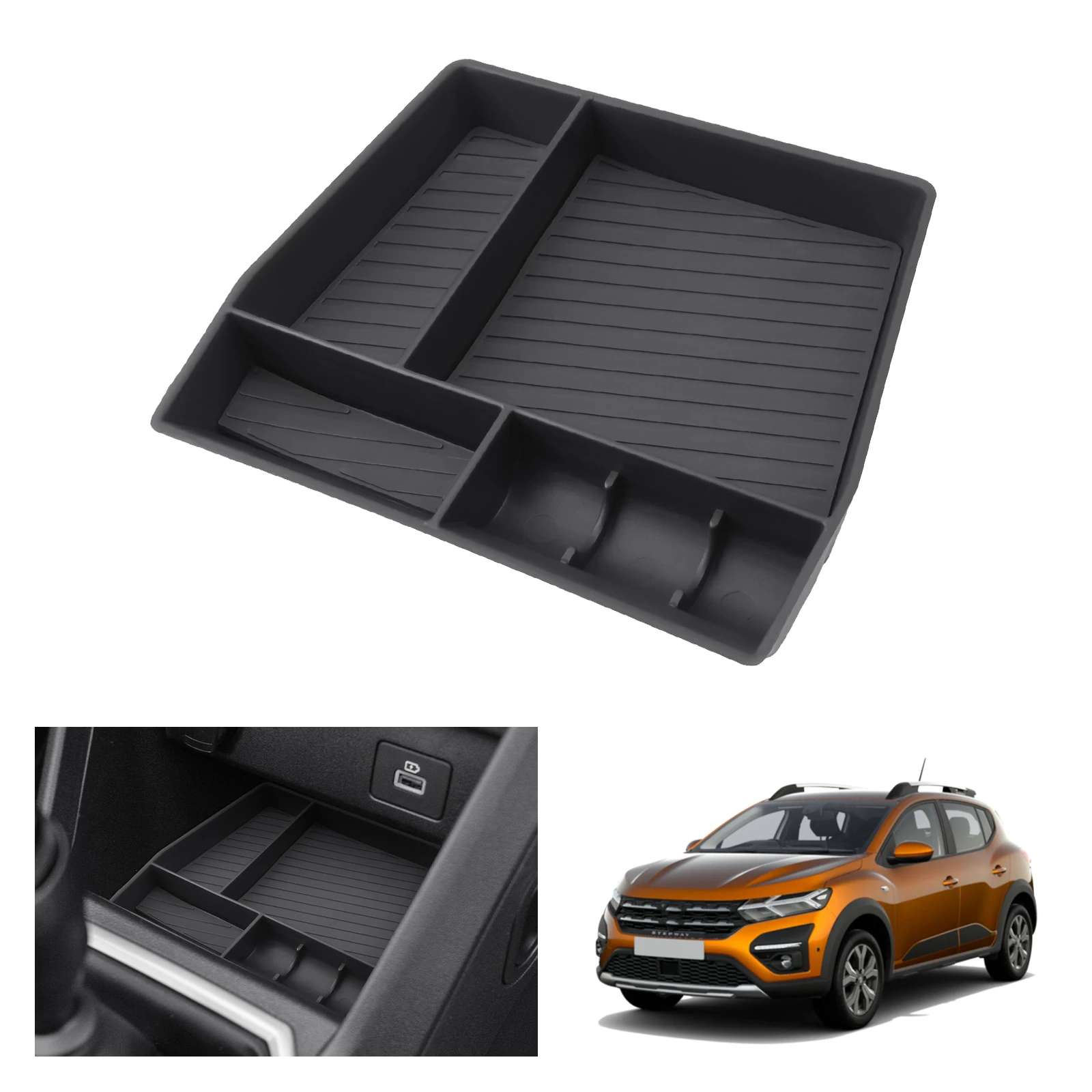 Best Dacia Sandero 3 & Jogger Console Organizer | Fits 2021-2026-BEESOFFPEAK