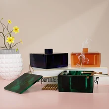  Silicone Ashtray Mold Crystal Epoxy Mold Square Coaster Mold Storage Box Resin Mold for Jewelry Box Container Home Decor Y08E 