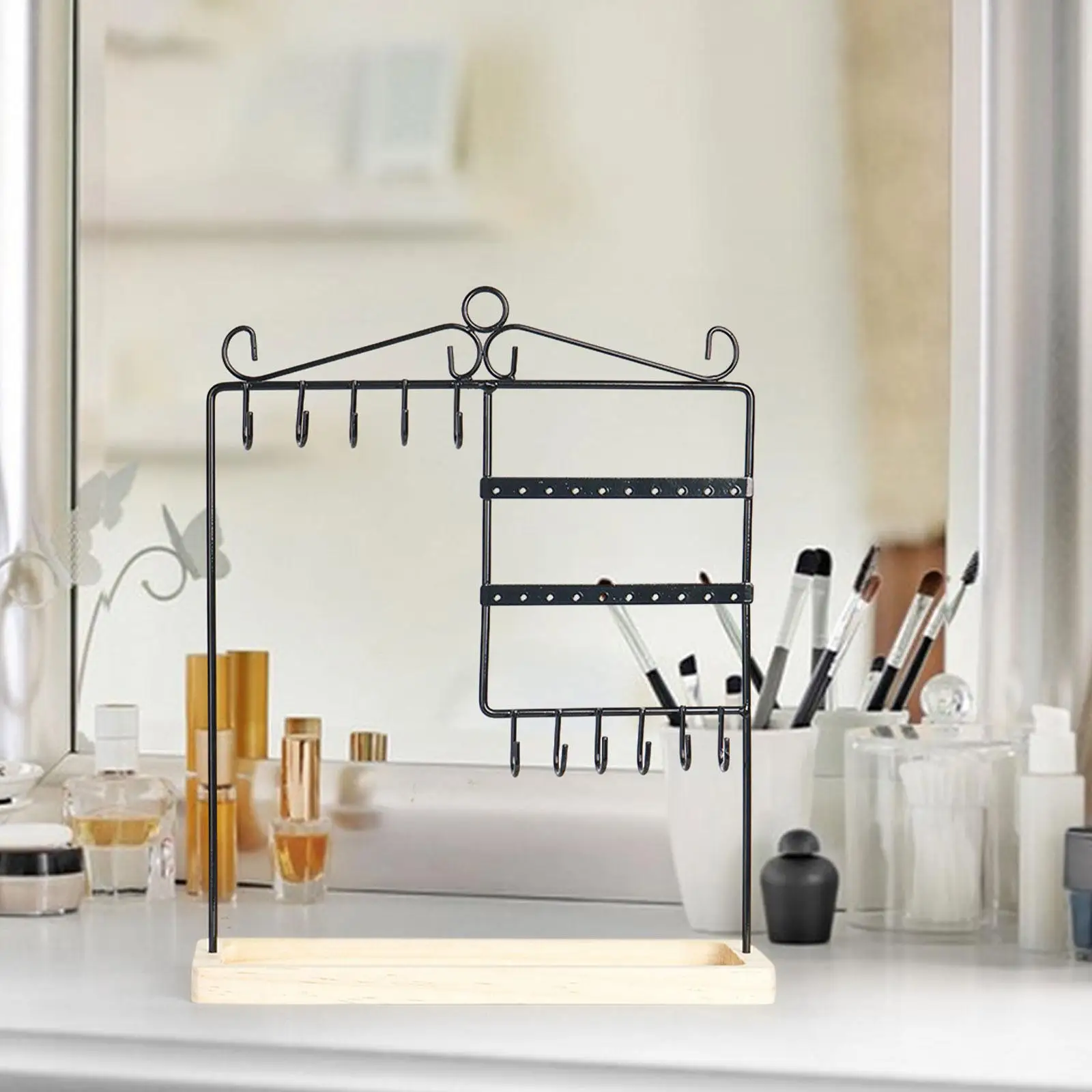 

Jewelry Display Stand Detachable Bracelet Earrings Multifunction Display Jewelry Stand for Photography Live Broadcast Props