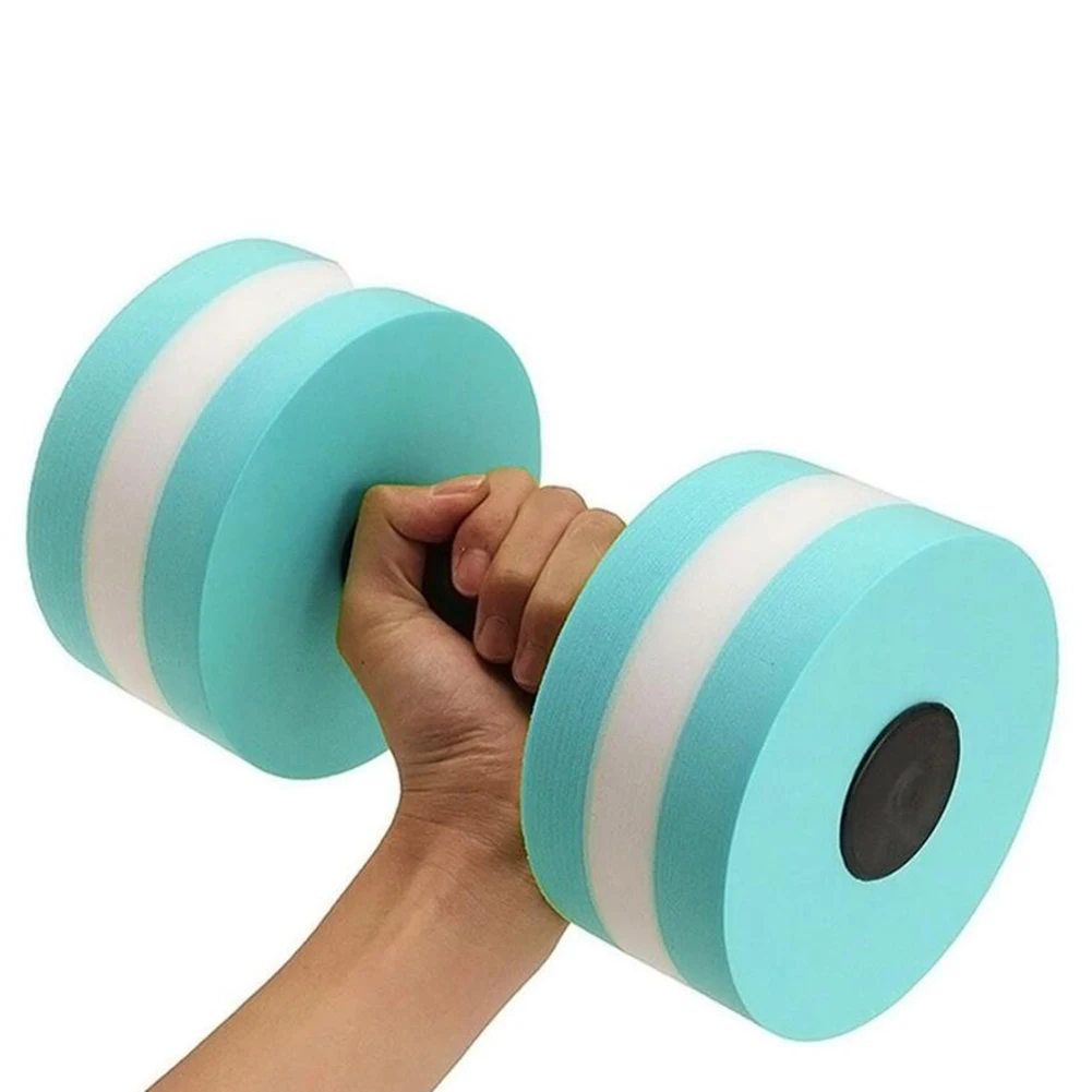 EVA Foam Aqua Dumbbells 2pcs Water Aerobics Swim Pool Float Aquatic Barbell