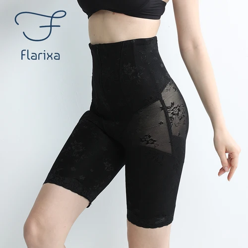 Flarixa 여성용 슬리밍 시스, 플랫 배 성형 팬티, 허리 트레이너, 바디 셰이퍼, 지퍼, 엉덩이 리프트, 배 조절, 반바지 코르셋 6