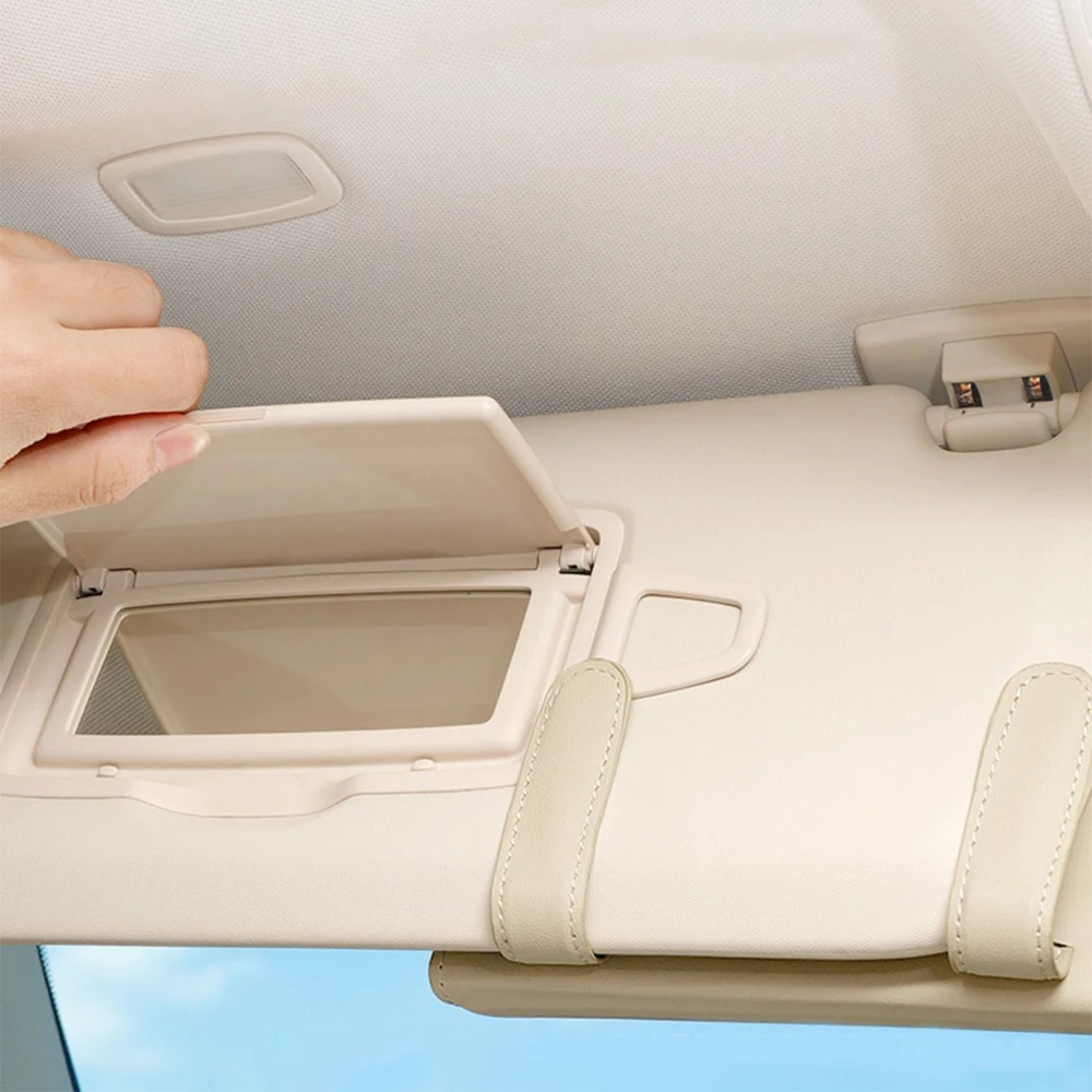 Premium Car Visor Sunglasses Holder and Storage Organizer