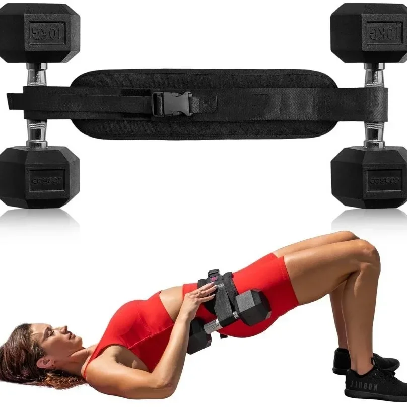 Yoga Exercise Dumbbells Waist Weight Belt Hip Bridge Assist Fitness Training with Thrust Weight Beltgym exercise equipment for h